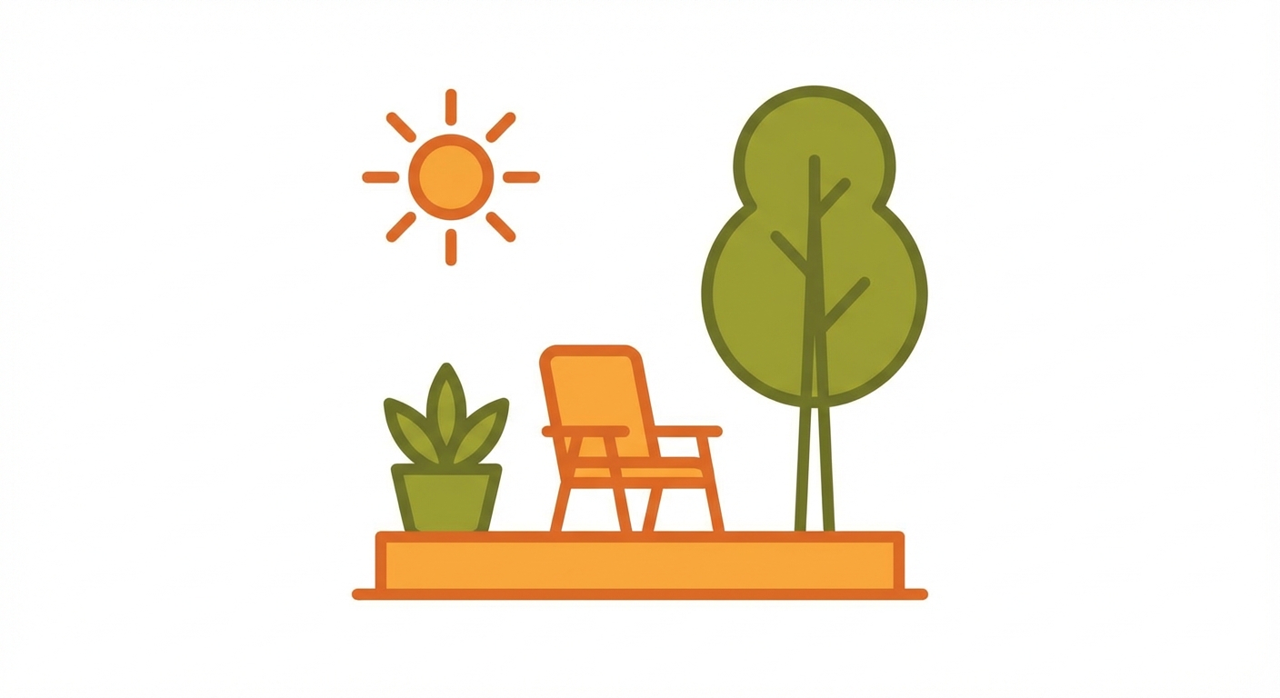 Backyard Cleanup Service Icon